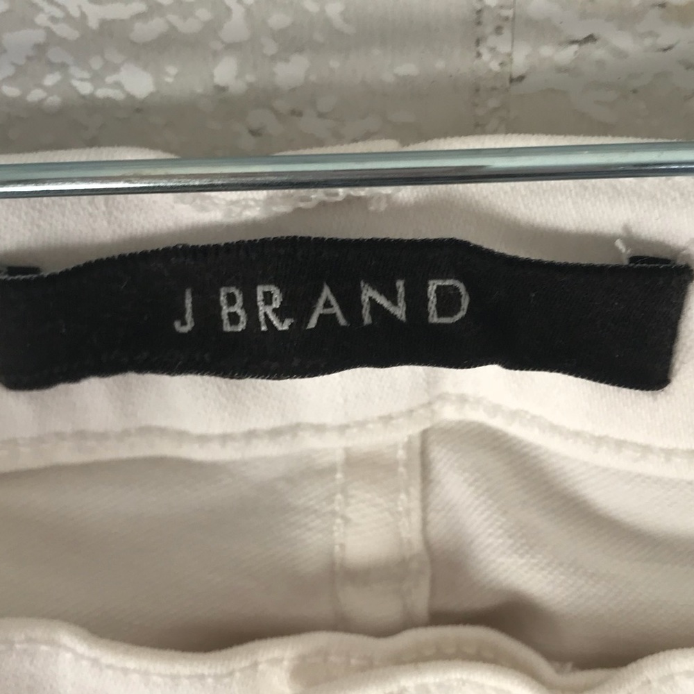 J BRAND Women's Mid-Rise Rail Jeans White - Picture 3 of 7